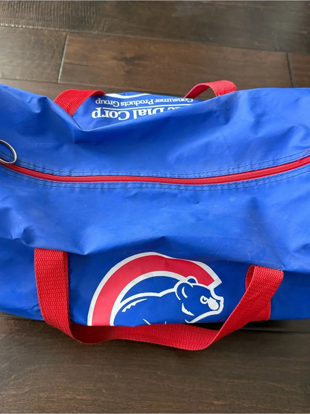 Vintage Chicago Cubs duffel bag